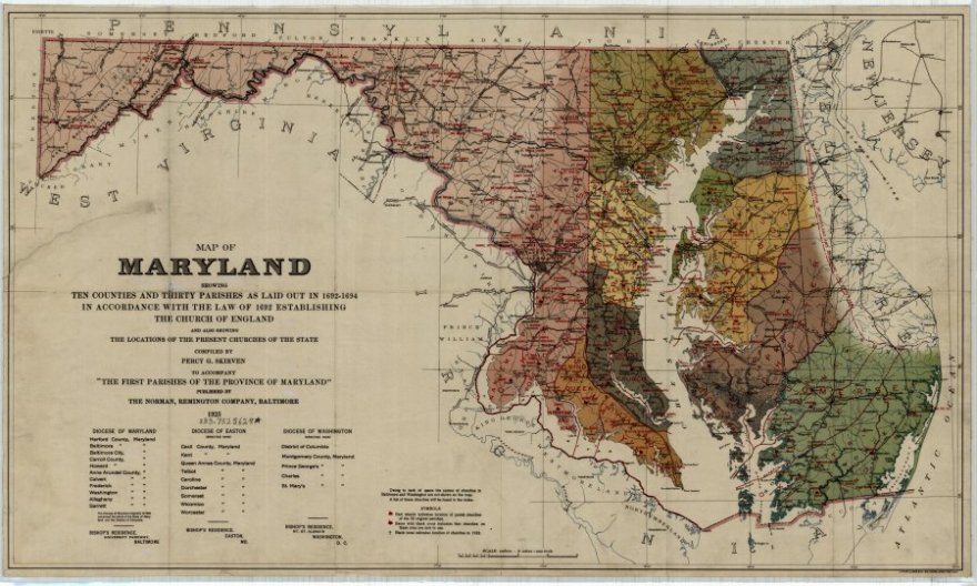 Maryland Parishes of Colonial Times